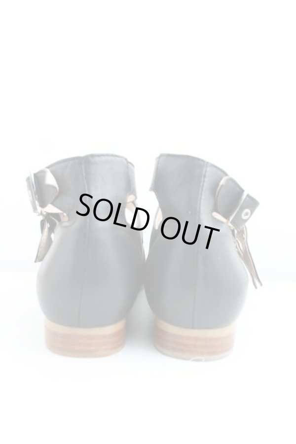 画像4: ヴィヴィアンウエストウッド 中古 / ロマン3ストラップシューズ 37 黒  H-24-09-15-032-sh-OD-ZH (4)