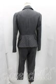 画像2: ヴィヴィアンウエストウッド 中古 / ストライプセットアップ 01 灰  H-24-09-15-052-su-OD-ZH (2)