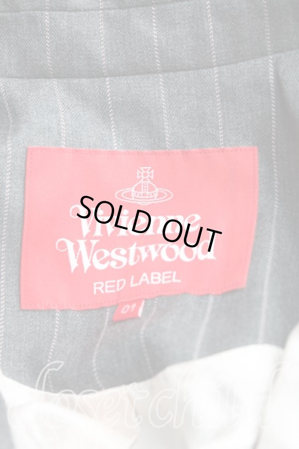 画像5: ヴィヴィアンウエストウッド 中古 / ストライプセットアップ 01 灰  H-24-09-15-052-su-OD-ZH (5)