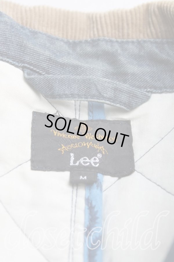 画像3: ANGLOMANIA 中古 / オーブ刺繍キルティングジャケット M インディゴ  H-24-09-15-001-jc-OD-ZH (3)