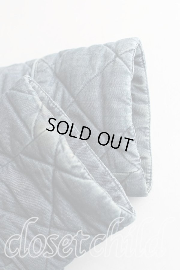 画像5: ANGLOMANIA 中古 / オーブ刺繍キルティングジャケット M インディゴ  H-24-09-15-001-jc-OD-ZH (5)