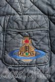 画像6: ANGLOMANIA 中古 / オーブ刺繍キルティングジャケット M インディゴ  H-24-09-15-001-jc-OD-ZH (6)