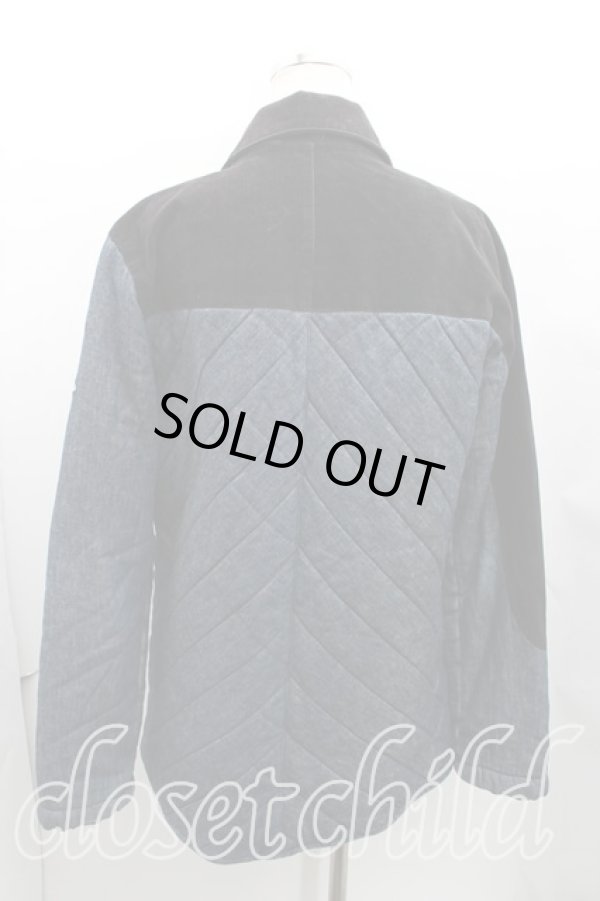 画像2: ANGLOMANIA 中古 / オーブ刺繍キルティングジャケット S インディゴ  H-24-09-15-002-jc-OD-ZH (2)