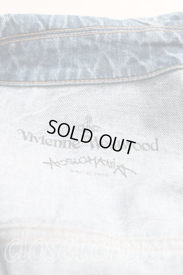 画像3: ANGLOMANIA 中古 / クラッシュデニムジャケット L インディゴ  H-24-09-22-001-jc-IN-ZH (3)