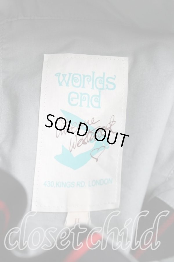 画像3: Worlds End 中古 / ストライプオーバーオール II 黒×赤  H-24-09-22-007-op-IN-ZH (3)