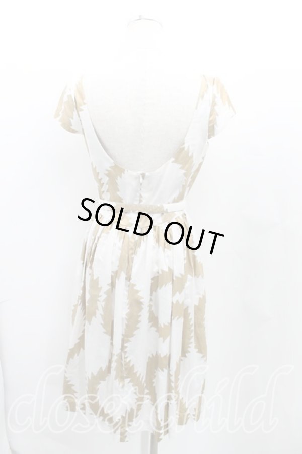 画像2: ANGLOMANIA 中古 / スクイグル柄ワンピース 40 ゴールド  H-24-09-29-003-op-OD-ZH (2)