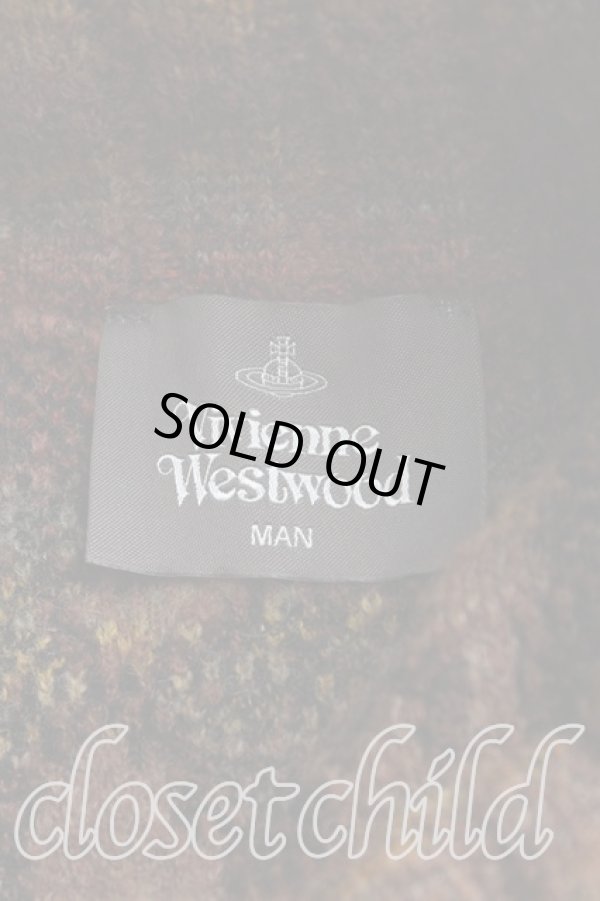 画像3: ヴィヴィアンウエストウッド MAN 中古 / レオパードジャガードニット FREE 茶  H-24-09-29-037-to-OD-ZH (3)