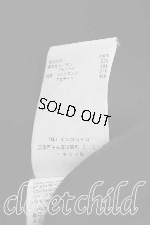 画像4: ヴィヴィアンウエストウッド 中古 / フラップコート 38 黒  H-24-09-29-009-co-OD-ZH (4)