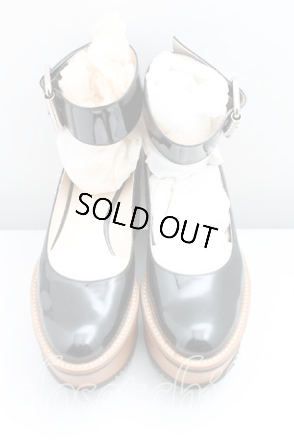 画像2: ヴィヴィアンウエストウッド 中古 / エナメルアンクルストラップシューズ37 黒 H-24-10-06-089-sh-IN-ZH (2)