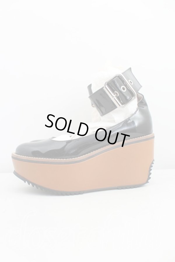 画像3: ヴィヴィアンウエストウッド 中古 / エナメルアンクルストラップシューズ37 黒 H-24-10-06-089-sh-IN-ZH (3)