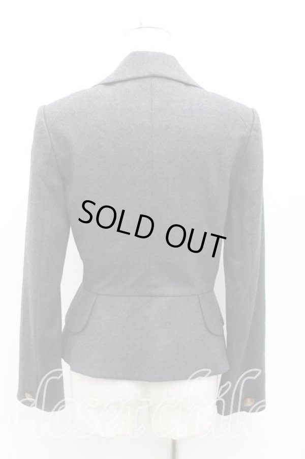 画像2: ヴィヴィアンウエストウッド 中古 / ウールラブジャケット 1 灰  H-24-10-13-026-jc-OD-ZH (2)