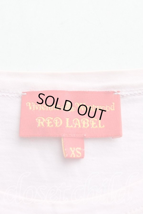 画像3: ヴィヴィアンウエストウッド 中古 / 額縁フラワーptTシャツ XS ピンク  H-24-10-13-004-ts-IN-ZH (3)