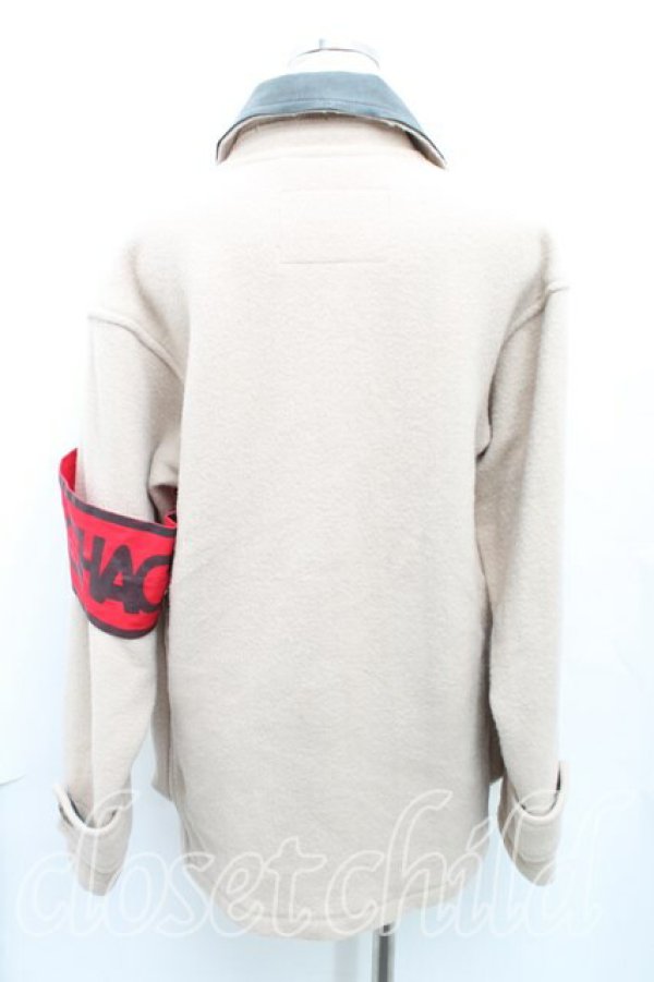 画像2: ANGLOMANIA 中古 / CHAOSウールコート XXS ベージュ  H-24-10-13-036-co-OD-ZH (2)