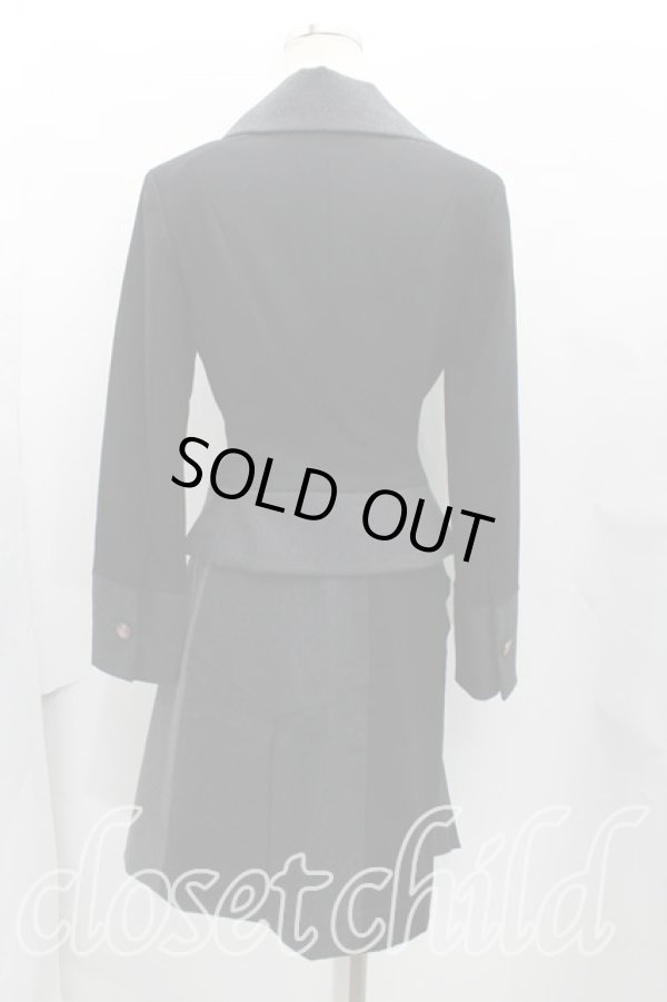 画像2: ヴィヴィアンウエストウッド 中古 / パッチワークセットアップ 2 黒×灰  H-24-10-20-023-su-IN-ZH (2)