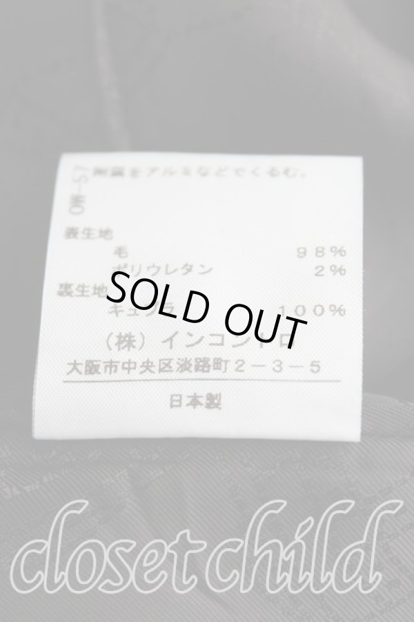 画像6: ヴィヴィアンウエストウッド 中古 / パッチワークセットアップ 2 黒×灰  H-24-10-20-023-su-IN-ZH (6)