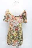 画像2: ヴィヴィアンウエストウッド 中古 / フラワー転写半袖トップス S マルチ  H-24-10-20-032-to-IN-ZH (2)