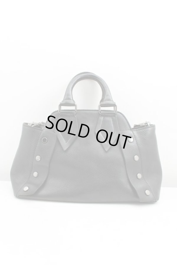 画像2: ヴィヴィアンウエストウッド 中古 / BAヌーロックトートバッグS  黒  H-24-10-20-044-ba-OD-ZH (2)