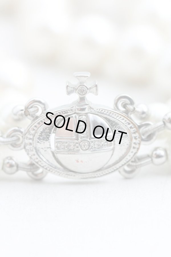 画像5: ヴィヴィアンウエストウッド 中古 / 3連パールドロップチョーカー  シルバー  H-24-10-20-050-nl-OD-ZH (5)