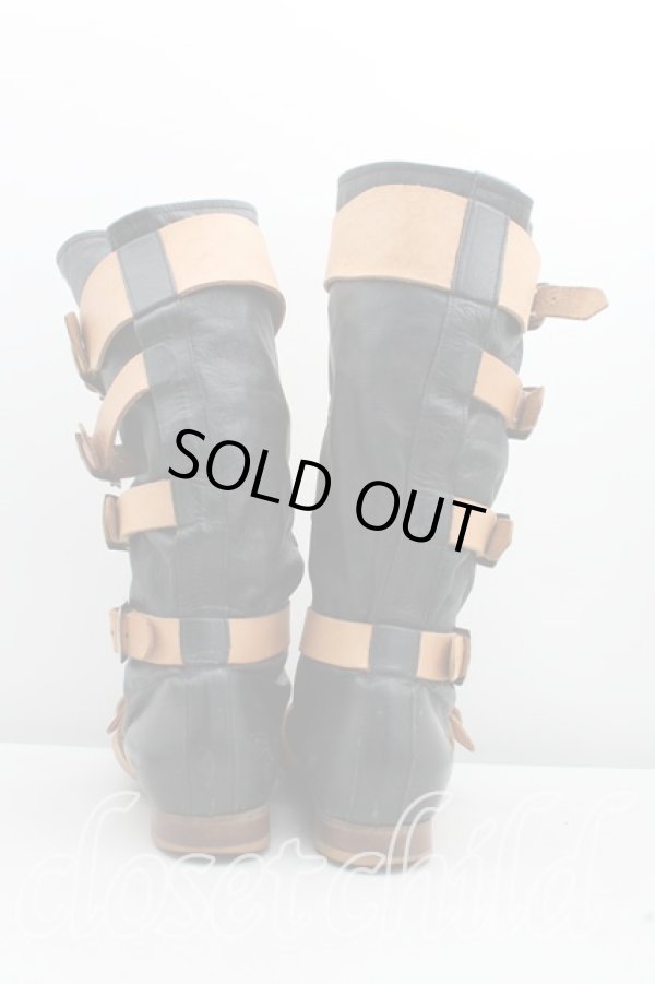 画像4: ヴィヴィアンウエストウッド 中古 / パイレーツブーツ UK5 黒  H-24-10-20-052-sh-IN-ZH (4)