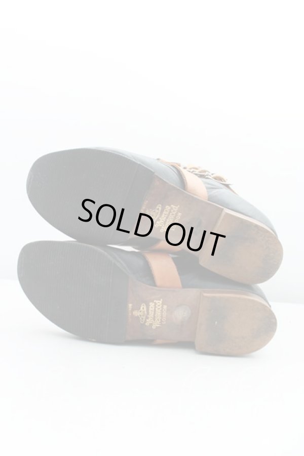 画像5: ヴィヴィアンウエストウッド 中古 / パイレーツブーツ UK5 黒  H-24-10-20-052-sh-IN-ZH (5)