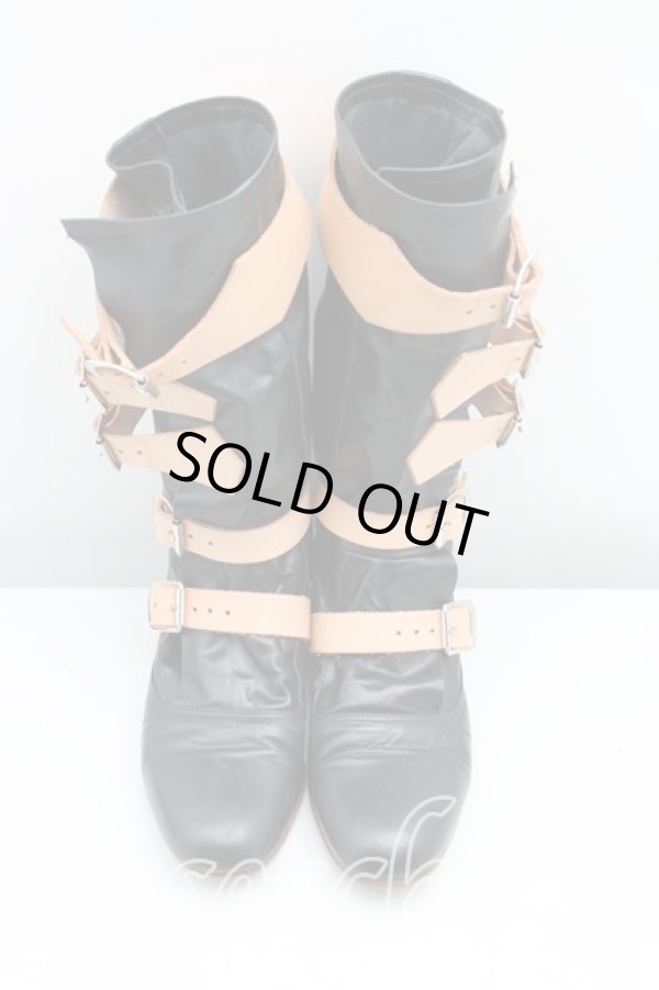 画像2: ヴィヴィアンウエストウッド 中古 / パイレーツブーツ 24 黒  H-24-10-20-053-sh-OD-ZH (2)