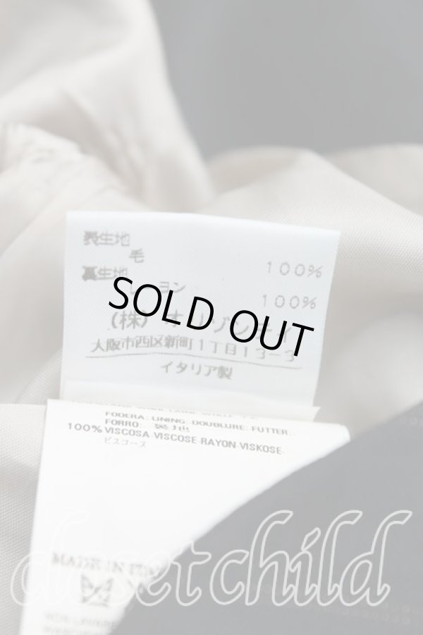 画像4: ヴィヴィアンウエストウッド 中古 / ストライプサイドボタンジャケット 38 紺  H-24-10-20-006-jc-IN-ZH (4)