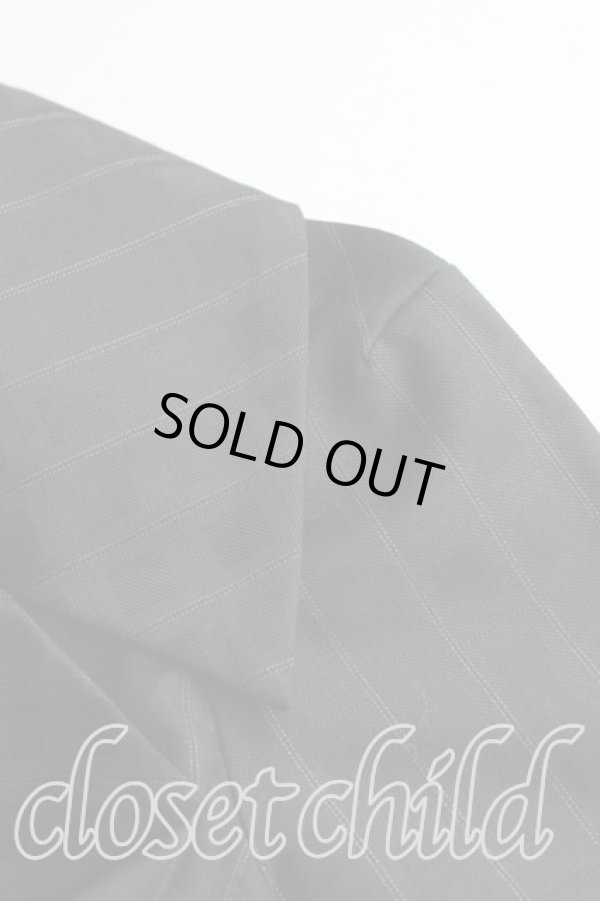 画像5: ヴィヴィアンウエストウッド 中古 / ストライプサイドボタンジャケット 38 紺  H-24-10-20-006-jc-IN-ZH (5)