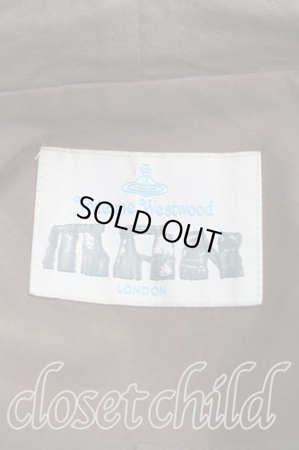 画像3: ヴィヴィアンウエストウッド MAN 中古 / モッズコート  茶  H-24-10-27-003-co-OD-ZH (3)