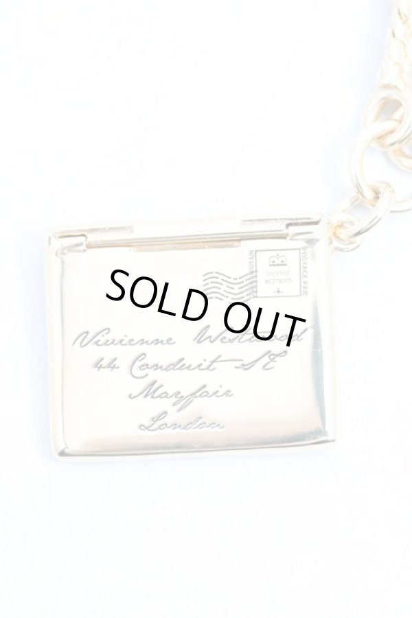 画像2: ヴィヴィアンウエストウッド 中古 / VALENTINES ENVELOPE ネックレス  ゴールド  H-24-10-27-029-nl-OD-ZH (2)