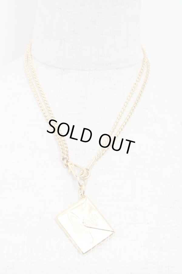 画像5: ヴィヴィアンウエストウッド 中古 / VALENTINES ENVELOPE ネックレス  ゴールド  H-24-10-27-029-nl-OD-ZH (5)