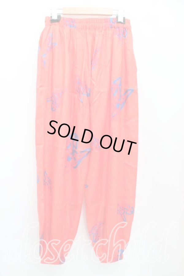 画像2: ヴィヴィアンウエストウッド 中古 / スプレーオーブパンツ 00 オレンジ  H-24-10-27-048-pa-IN-ZH (2)