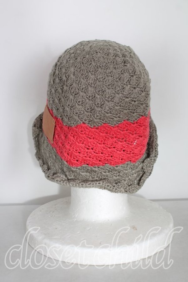 画像3: ヴィヴィアンウエストウッド 中古 / 2トーンハンドニッティングハット   H-24-11-03-035-ha-IN-ZH (3)