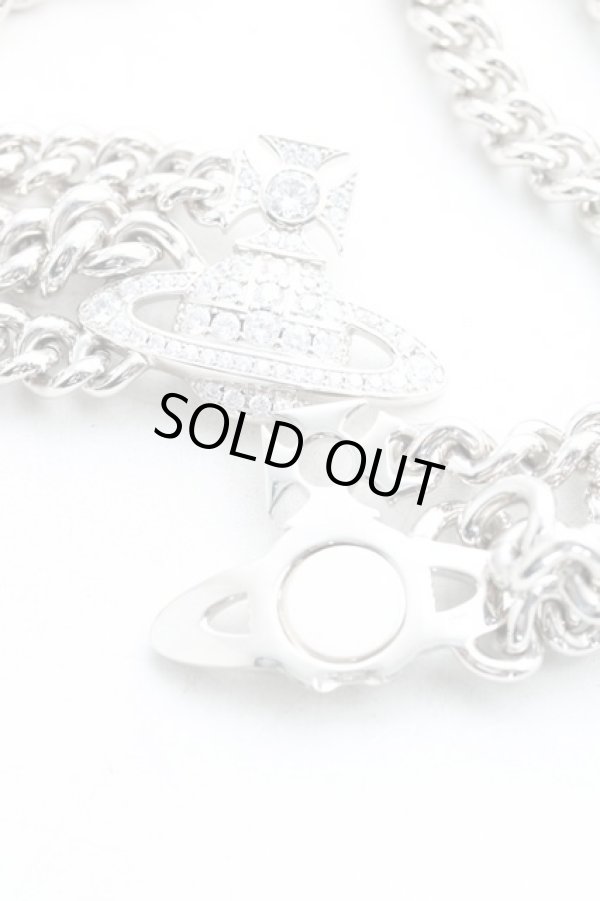 画像4: ヴィヴィアンウエストウッド 中古 / GRAZIELLAチョーカー  シルバー  H-24-11-03-056-nl-OD-ZH (4)