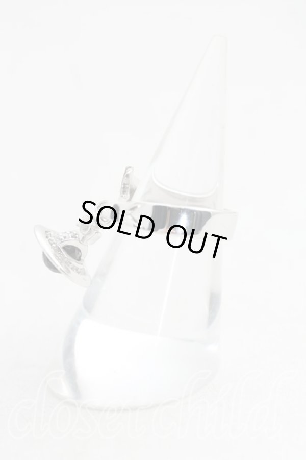 画像2: ヴィヴィアンウエストウッド 中古 / CHARM リング 10号 シルバー  H-24-11-03-061-rg-OD-ZH (2)