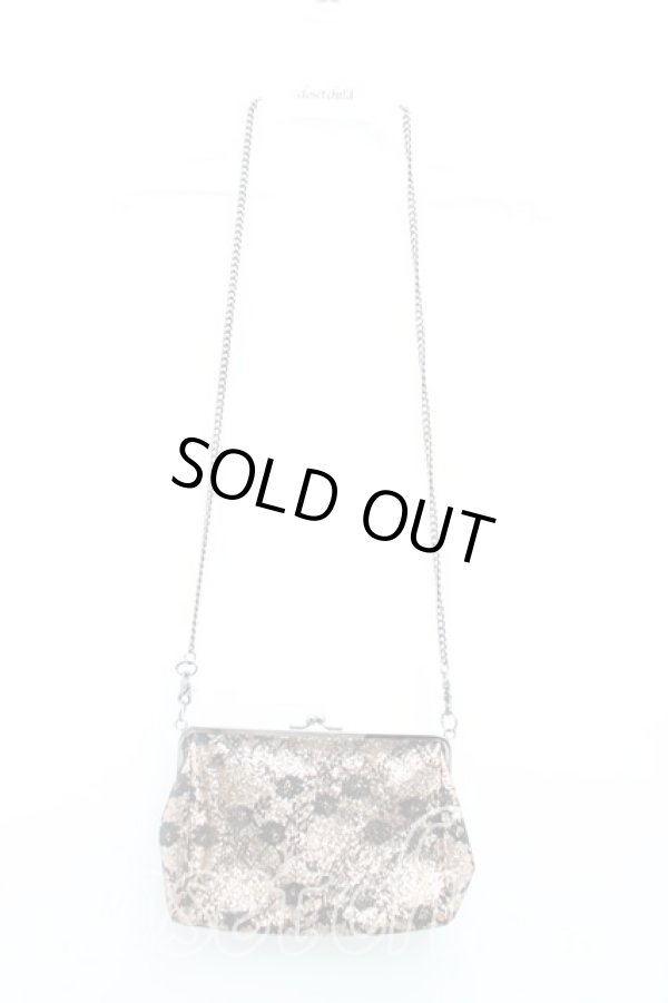 画像2: ヴィヴィアンウエストウッド 中古 / グリッターガマ口ショルダーバッグ  ゴールド×黒  H-24-11-03-070-ba-IN-ZH (2)