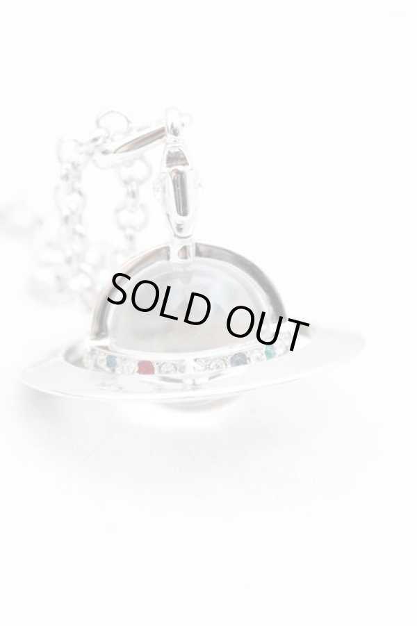 画像2: ヴィヴィアンウエストウッド 中古 / スモールオーブネックレス  シルバー  H-24-11-03-078-nl-IN-ZH (2)