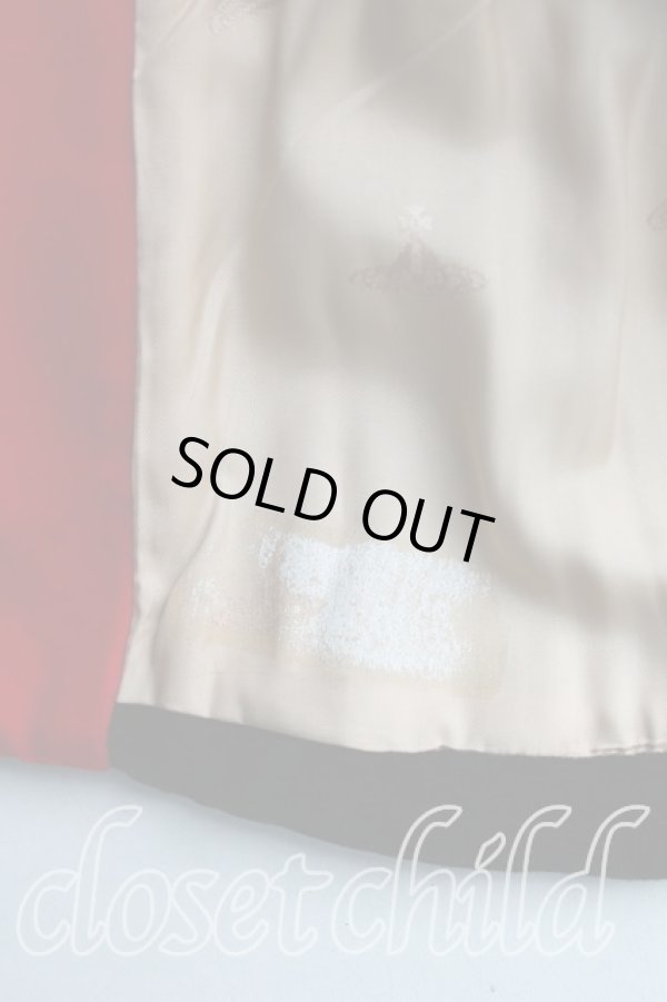 画像5: ヴィヴィアンウエストウッド 中古 / 別珍ラブジャケット 42 黒×赤  H-24-11-03-001-jc-IN-ZH (5)