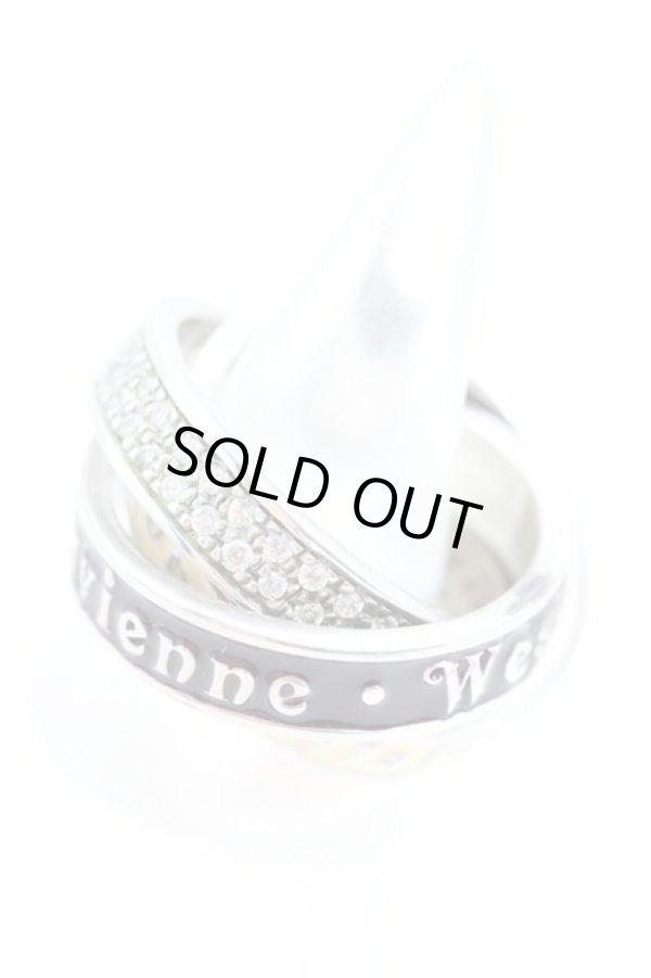 画像2: ヴィヴィアンウエストウッド 中古 / メイフェアリング M シルバー×茶  H-24-11-10-072-rg-IN-ZH (2)