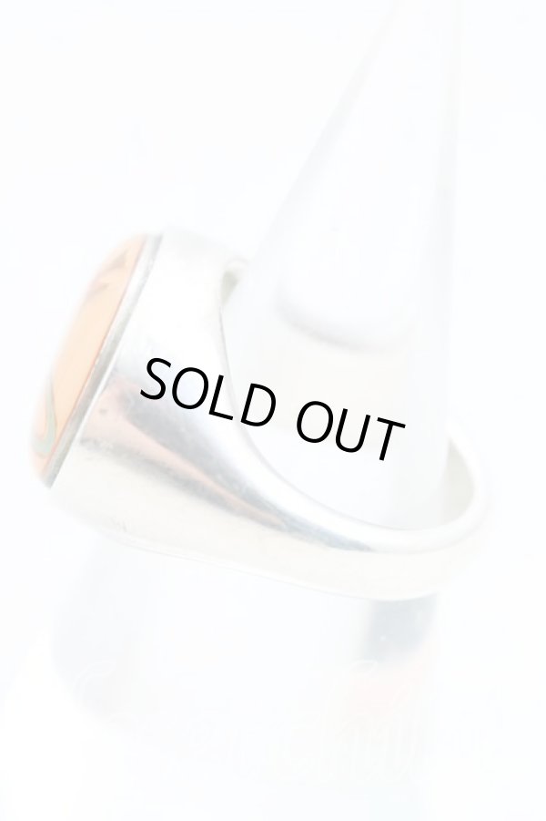 画像2: ヴィヴィアンウエストウッド 中古 / エナメルオーブボタンリング M シルバー  H-24-11-10-073-rg-IN-ZH (2)