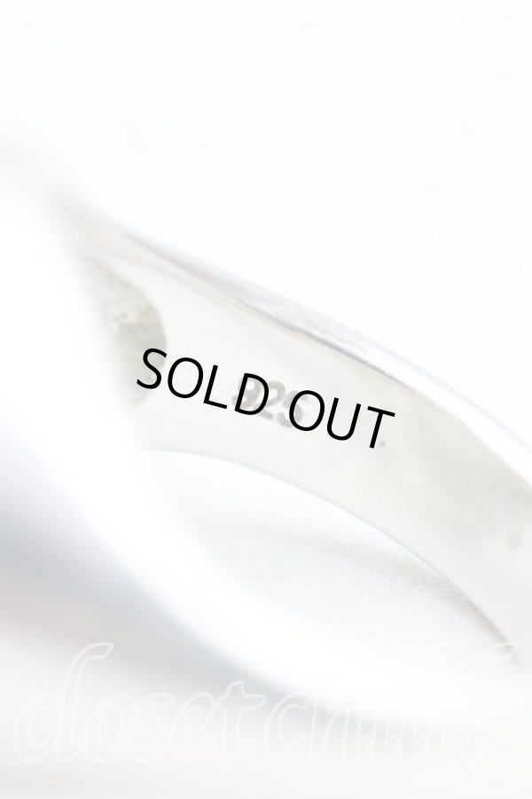 画像5: ヴィヴィアンウエストウッド 中古 / エナメルオーブボタンリング M シルバー  H-24-11-10-073-rg-IN-ZH (5)