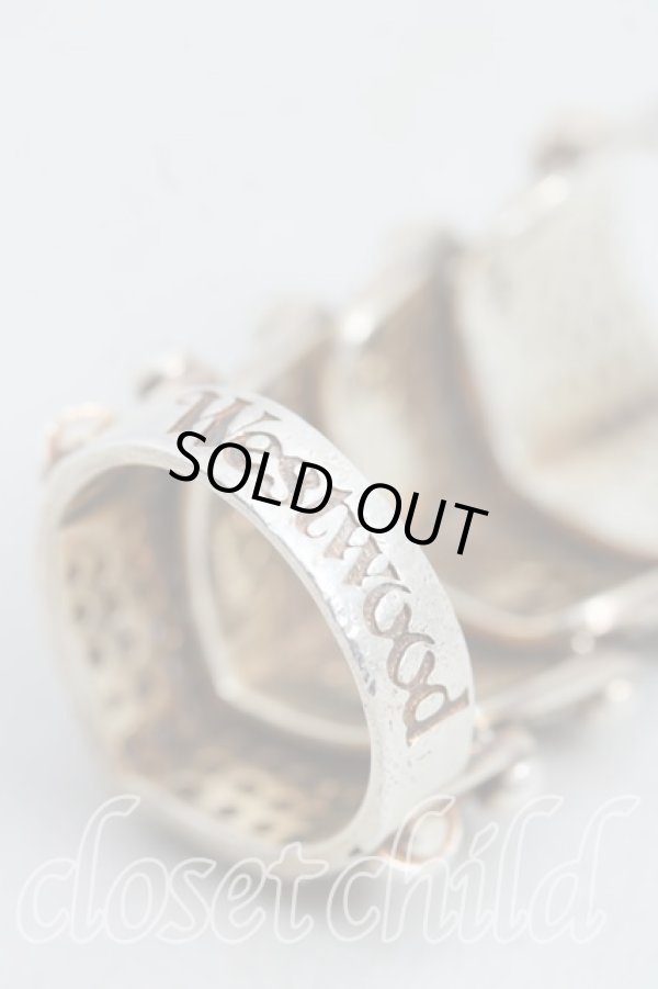 画像5: ヴィヴィアンウエストウッド 中古 / ディアマンテアーマーリング M シルバー  H-24-11-10-079-rg-OD-ZH (5)