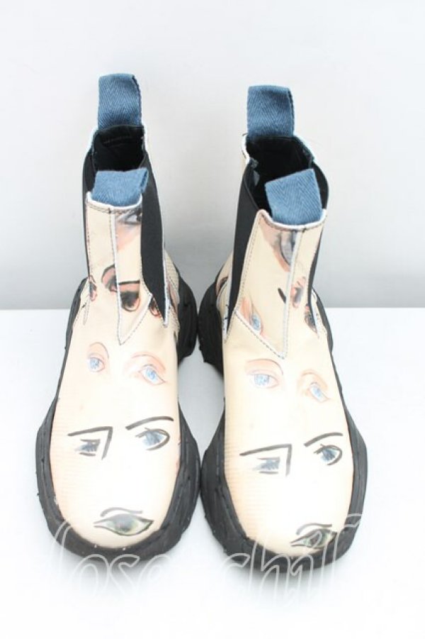 画像2: ヴィヴィアンウエストウッド 中古 / ROMPER CHELSEA BOOT 38 ベージュ  H-24-11-10-080-sh-IN-ZH (2)
