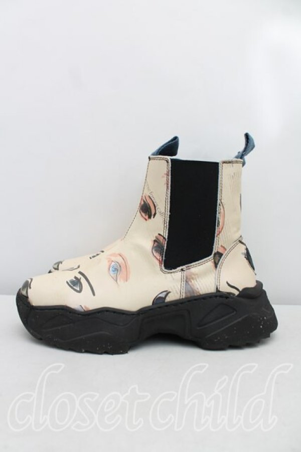 画像3: ヴィヴィアンウエストウッド 中古 / ROMPER CHELSEA BOOT 38 ベージュ  H-24-11-10-080-sh-IN-ZH (3)