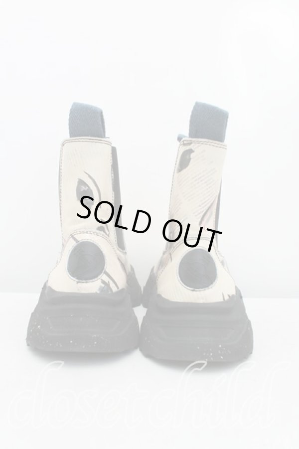 画像4: ヴィヴィアンウエストウッド 中古 / ROMPER CHELSEA BOOT 38 ベージュ  H-24-11-10-080-sh-IN-ZH (4)