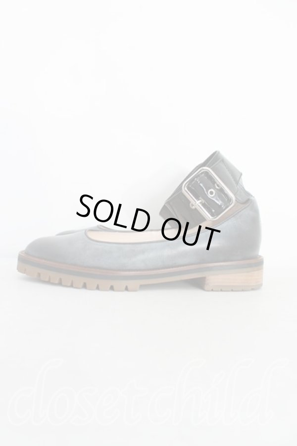 画像3: ヴィヴィアンウエストウッド 中古 / アンクルベルトレザーシューズ 39 黒  H-24-11-10-081-sh-IN-ZH (3)