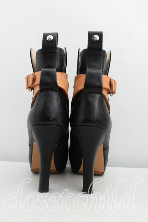 画像4: ヴィヴィアンウエストウッド 中古 / ジョッパーブーツ 38 黒  H-24-11-10-083-sh-OD-ZH (4)