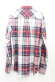 画像2: ヴィヴィアンウエストウッド MAN 中古 / タータンチェッククレリックシャツ 50 赤  H-24-11-10-016-bl-OD-ZH (2)