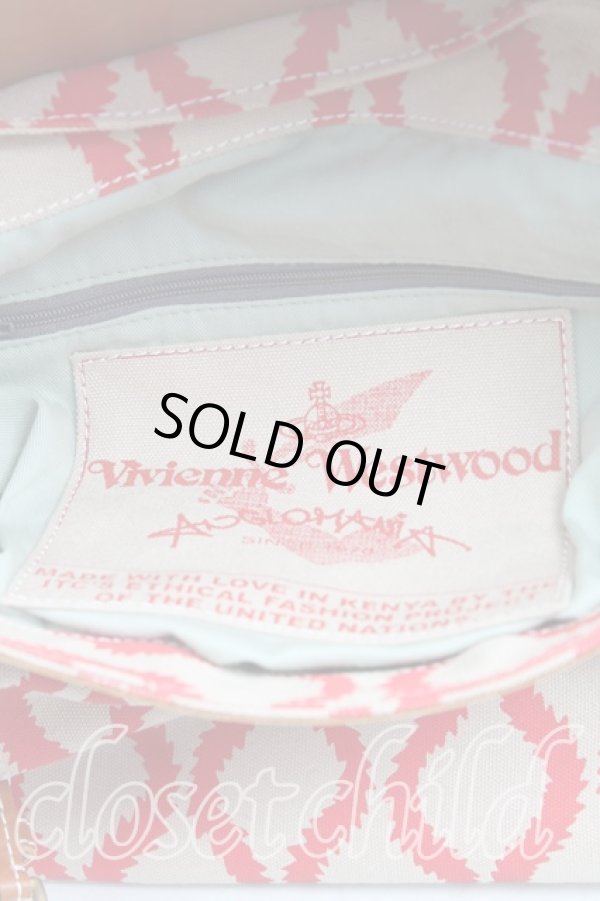 画像5: ヴィヴィアンウエストウッド 中古 / スクイグルアフリカリュック  茶  H-24-11-17-004-ba-IN-ZH (5)