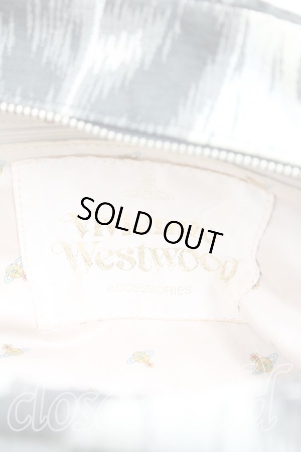 画像4: ヴィヴィアンウエストウッド 中古 / レオパードヤスミンバッグ  黒  H-24-11-17-005-ba-IN-ZH (4)