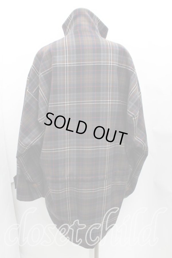 画像2: ヴィヴィアンウエストウッド 中古 / タータンチェックミリタリージャケット 00 茶  H-24-11-17-062-jc-IN-ZH (2)